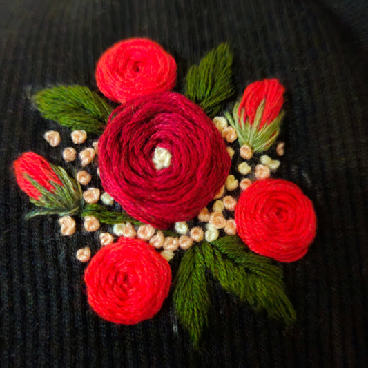 Midnight Bloom | Crop Top