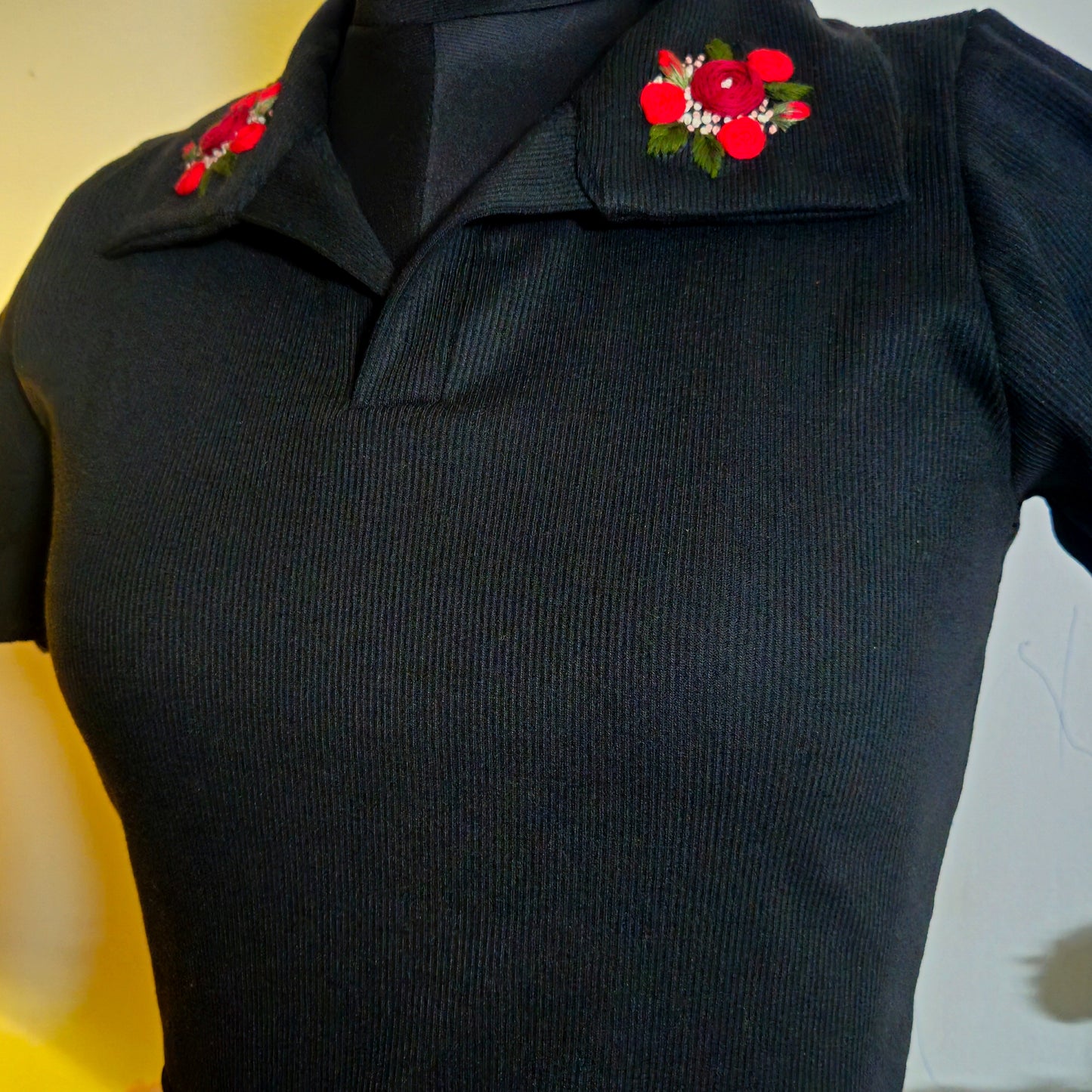 Midnight Bloom | Crop Top