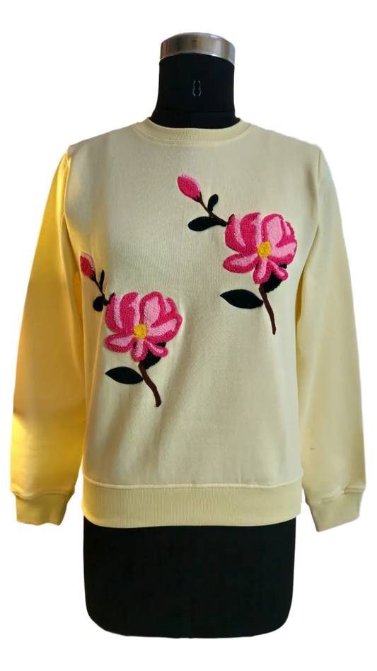 MAGNOLIA | Chenille Embroidery | Sweatshirt