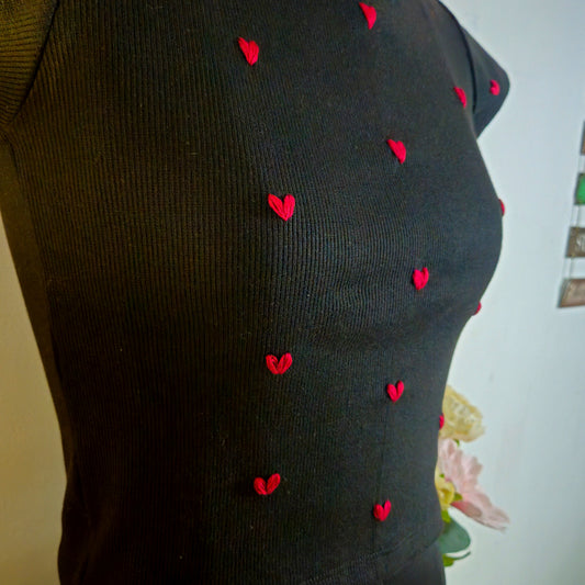 Little Love - Black | Crop Top