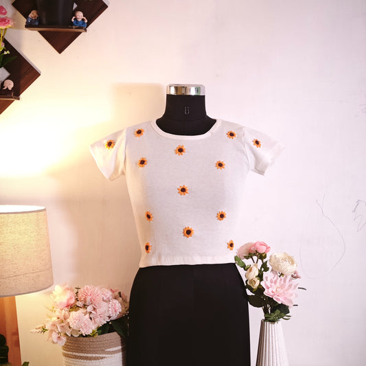 Sunny Bloom | Crop Top