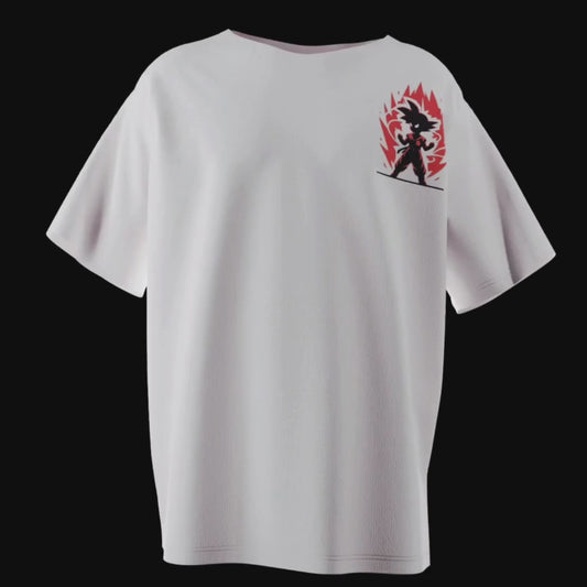 GOKU | Oversized T-Shirt  | Screen Printed